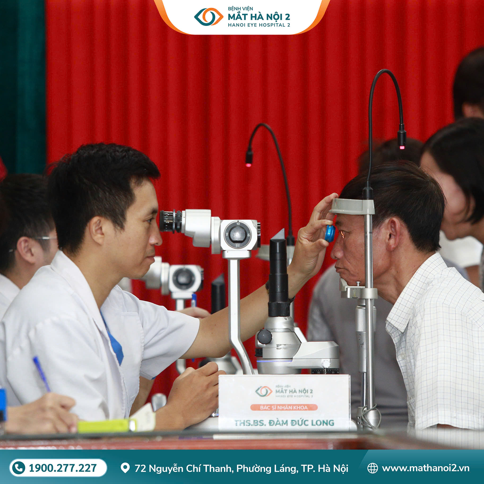 Bệnh Viện Mắt Hà Nội 2 Khám Mắt Miễn Cho Gần 300 Người Cao Tuổi Xã Hải Quang - Tỉnh Ninh Bình