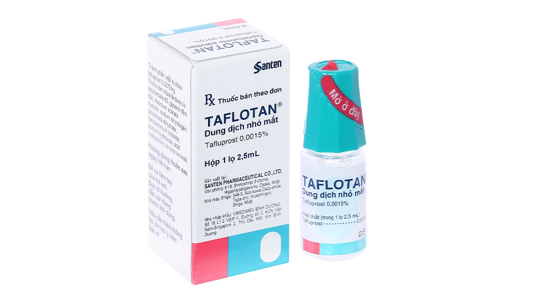 Các thuốc nhỏ mắt dùng trong điều trị glaucom - Taflotan