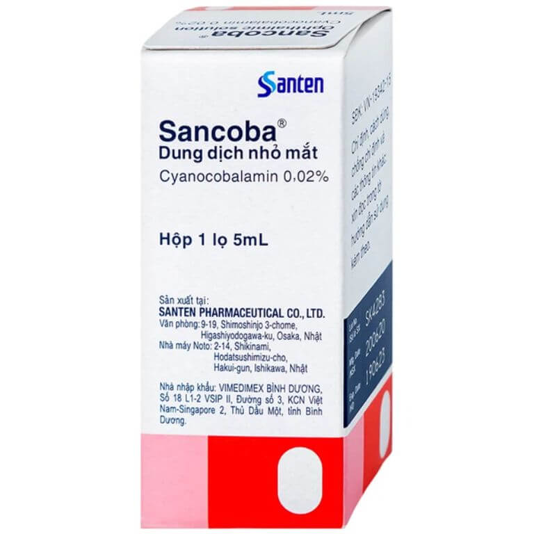 Thuốc nhỏ mắt Sancoba