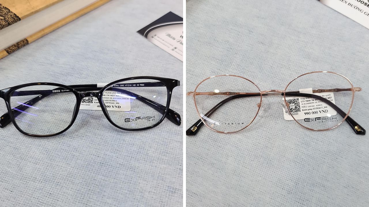 Gọng k&iacute;nh cận nữ Exfash: Phong c&aacute;ch H&agrave;n Quốc tr&agrave;n đầy sức h&uacute;t