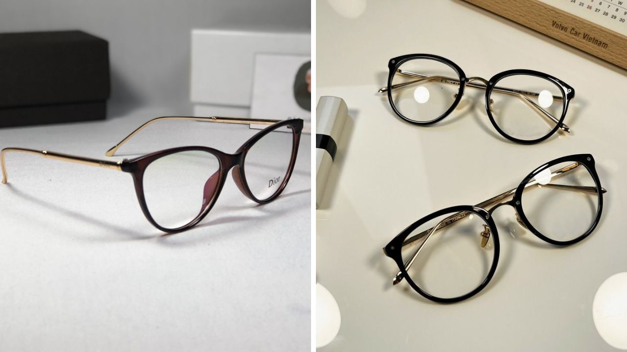 Gọng k&iacute;nh cận nữ Dior: N&eacute;t sang trọng đ&iacute;ch thực